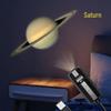 Creative Starry Sky Night Light: Earth and Moon USB Projection Atmosphere Light.