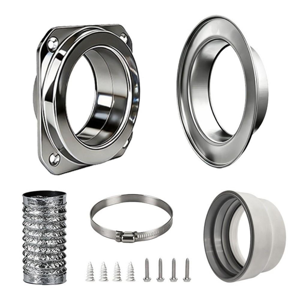Flexible Magnetic Dryer Vents Kit Quick Connection Strong Magnet Magnetic Dryer Vent Coupling Airtight Seal Space Saving