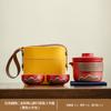 Outdoor camping tea making Yanhe Aoyama bird travel tea set activities business meeting souvenir