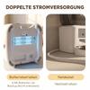 Cat Feeder with Camera, 2.4 GHz WiFi, App Control, 4L Feeder for 1-10 Meals, 2-Way Audio