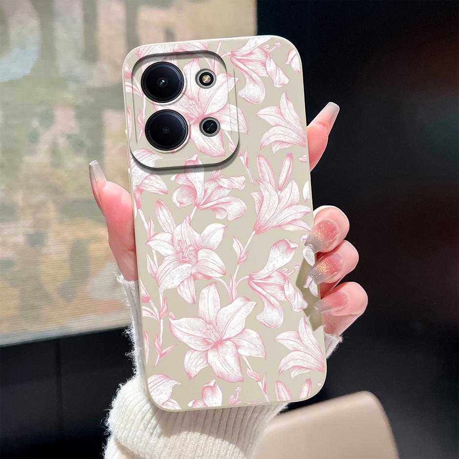Case For Xiaomi Redmi 15C 14C 13C 12C Brilliant Flower Mountain Shockproof Protective Fashion Cover For Redmi15C Redmi14c Coque