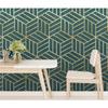 Gitter Kontaktpapier zum Abziehen und Aufkleben Schlafzimmer Geometrisch Selbstklebend Gestreifte Tapete für Badezimmerschrank