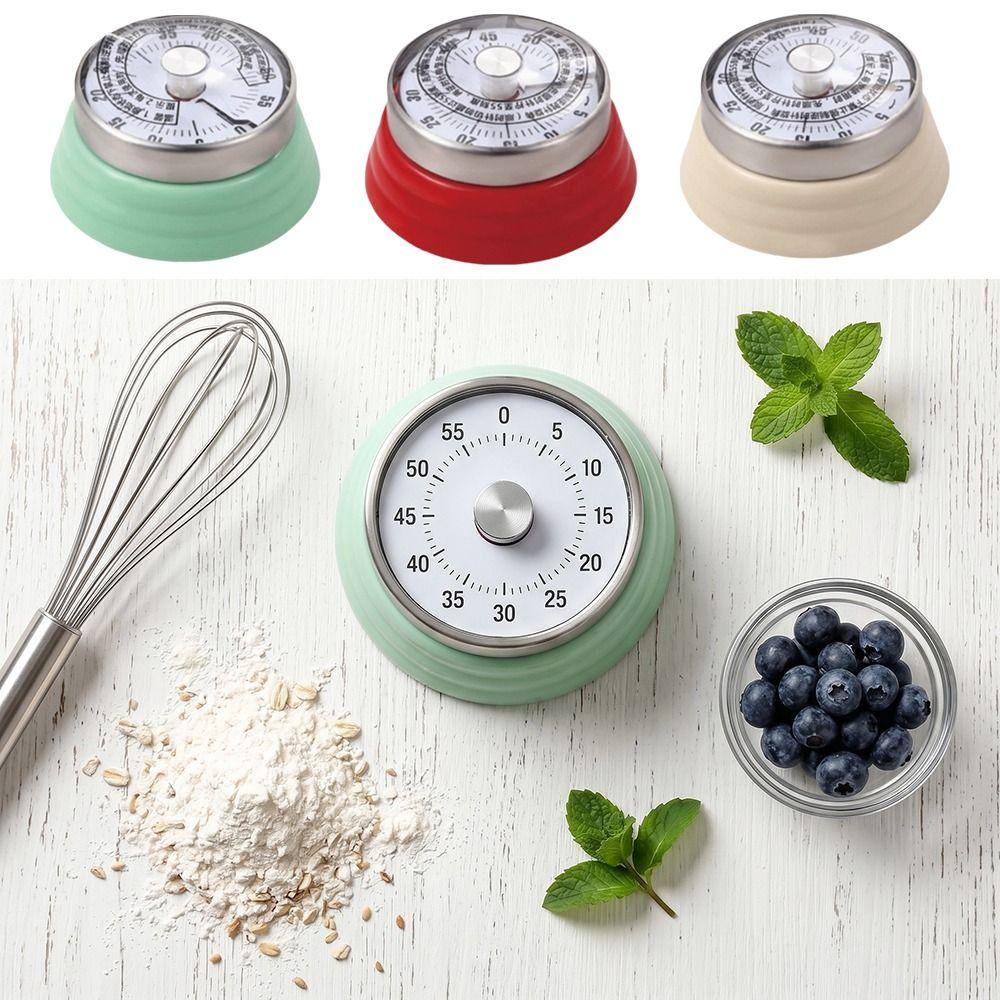 60 Minutes Kitchen Cooking Timer Magnetic Suction Baking Reminder Self Discipline Learning