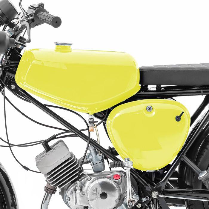 Fuel Tank for Simson S51 / S50 / S70 with Yellow Neon Side Cover