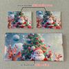 3Pc Cartoon Christmas Duvet Cover Kawaii Elk Interesting Old Man Bedding Set (1Duvet Cover &2Pillowcases) No Filler/Core