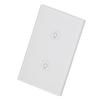 Smart Touch Wall Switch APP Control 2 Way Tempered Glass Panel Light Switch for Home Office