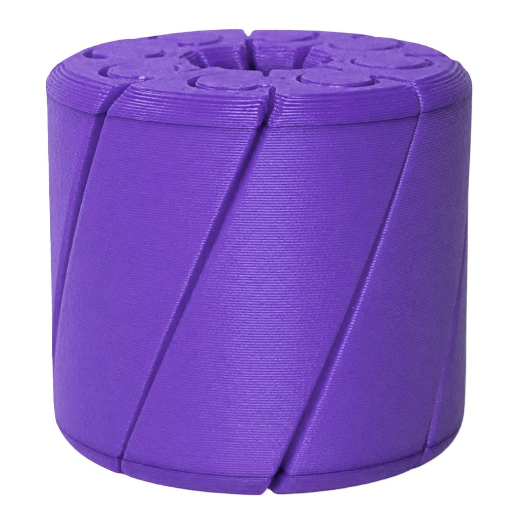 3D Printed Spiral Twist Stress Relief Ball Durable Flexible Material Compact Size for Hand Exercise and Sensory Stimulation