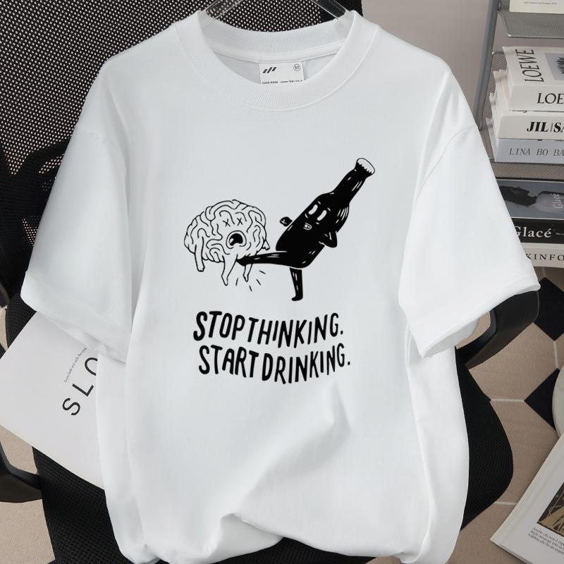 

Women T Shirt Monday To Friday Drink Beer Funny Sports Fashion Casual Tshirt Skeleton FRIDAY Beer Graphic Tshirts Women Clothes 4XL