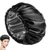 Extra Large Adjustable Shower Cap Double Layer Waterproof Design for Long Thick Hair,  Shower, Travel, Camping & Hair Care