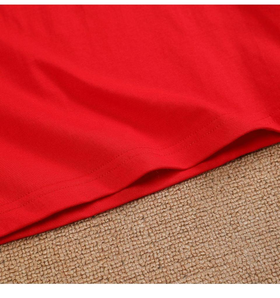 2026 Christmas Parent-Child T-Shirt - Santa & Reindeer Design for Families of 3-4, Pure Cotton, Short-Sleeve