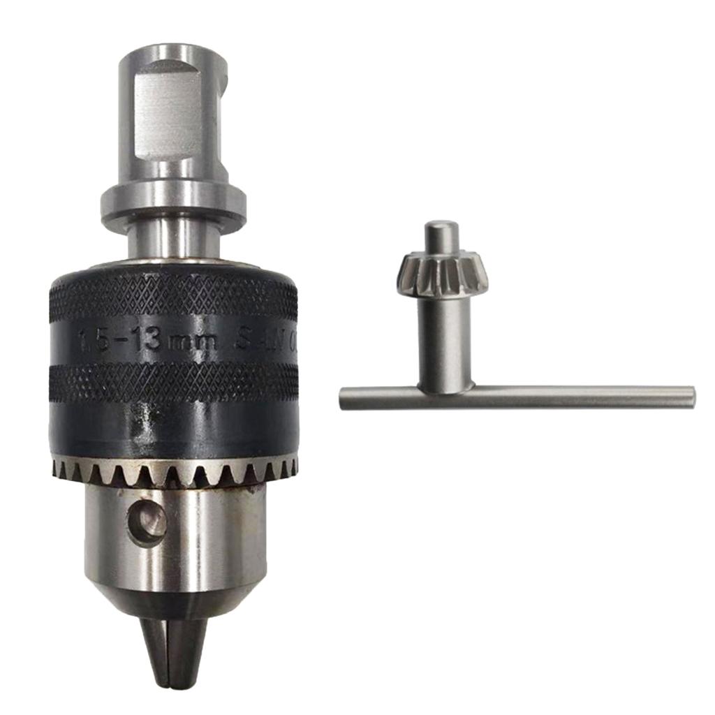 Convertible Drill Chuck Adapter with Shank for Various Clamping Ranges Increase Productivity Long Lasts