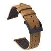 Racing Leather Strap 18mm 20mm 22mm Breathable Porous Leather Watch Strap Quick Release Leather Watchbands Universal Men Women