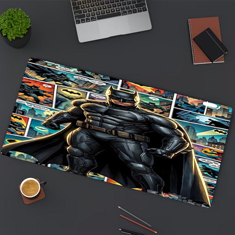 Superheroes Print Mouse Pad, for Keyboard Pad Laptop PC Mat for Office Home Use, Desk Decor, Perfect Birthday Gift for Gamers