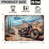 Vintage Motorcycle Metal Tin Sign Retro Biker Garage Wall Decor Industrial Style Art