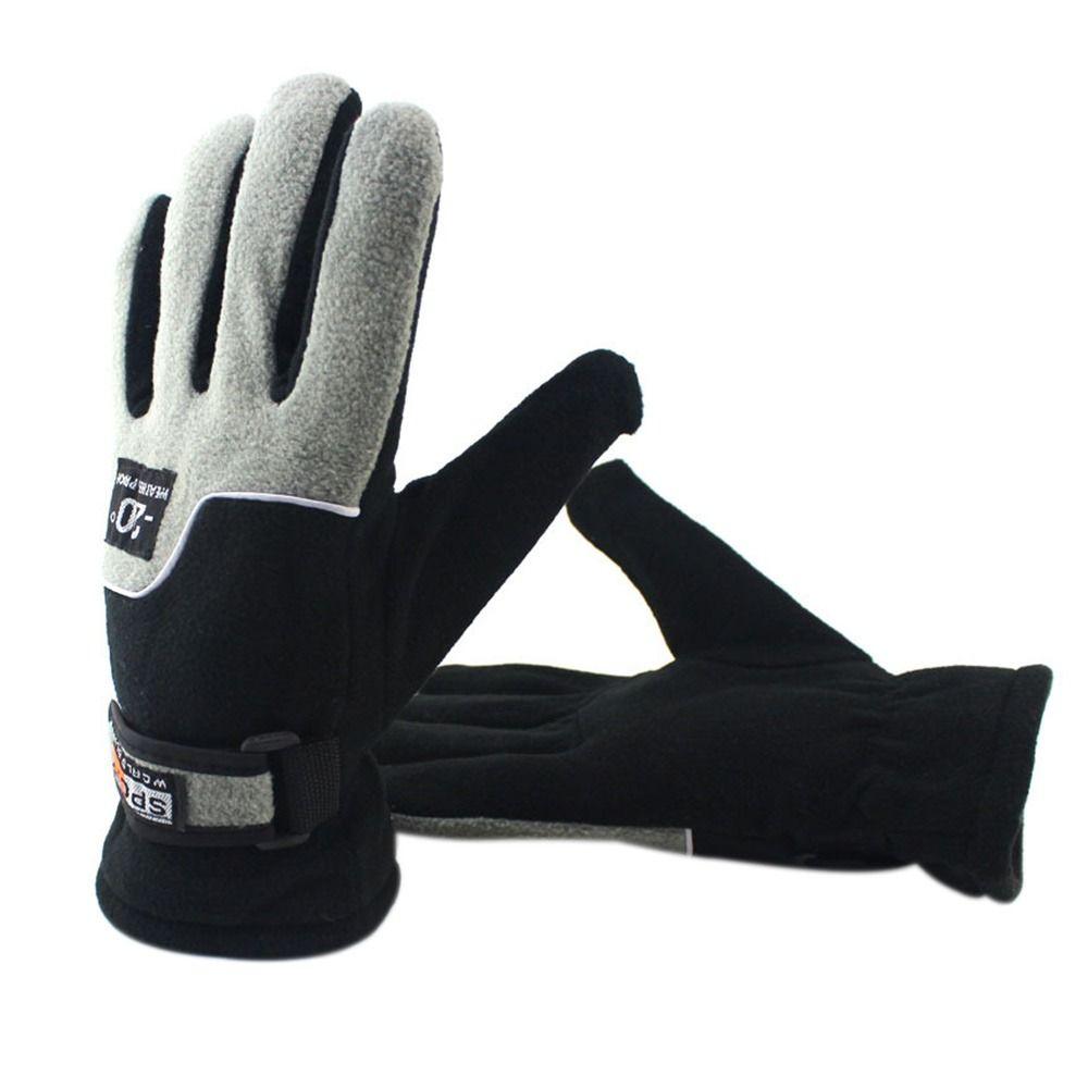 Thickened Autumn Winter Gloves Windproof Warm Mitten New Riding Cycling Skiing Gloves Outdoor