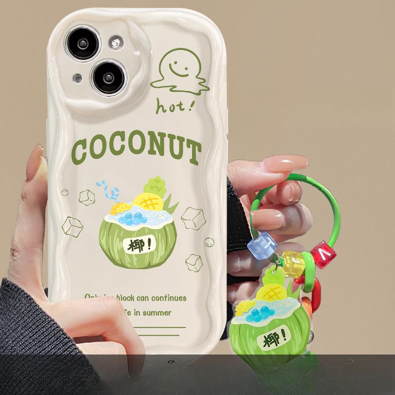 Three-dimensional Coconut Stand Suitable for Xiaomi 13 Mobile Phone Case 12/11 Couple Redmi K60/50 Silicone Note10pro