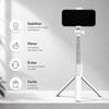 Stick selfie trepied bluetooth alb pentru smartphone