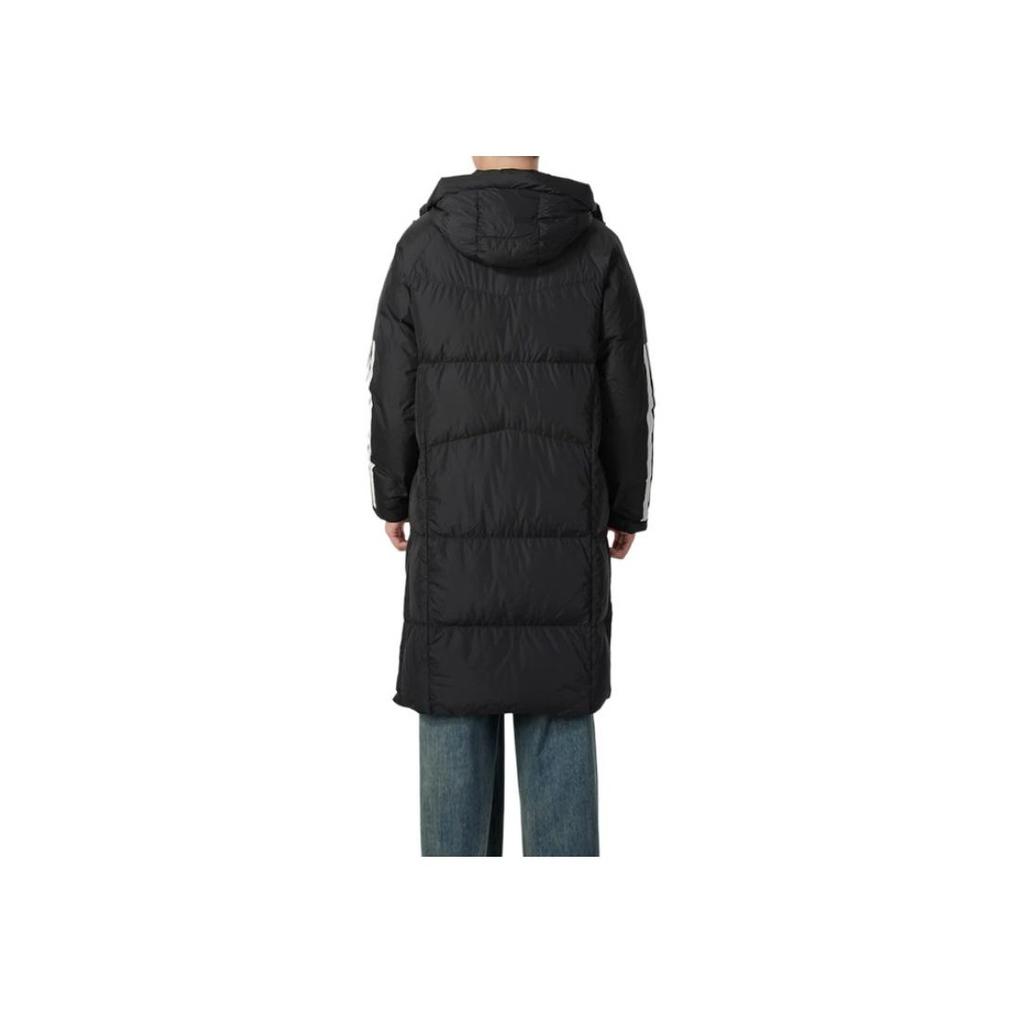 Adidas Sports Lifestyle Series Hooded Warm Long Sleeve Down Jacket Men Jackets Black JG3840