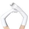 Sexy Lacklederhandschuhe Lang Cosplay Kleidung Accessoires Schwarz Enge Handschuhe DS Pole Dance Performance Handschuhe