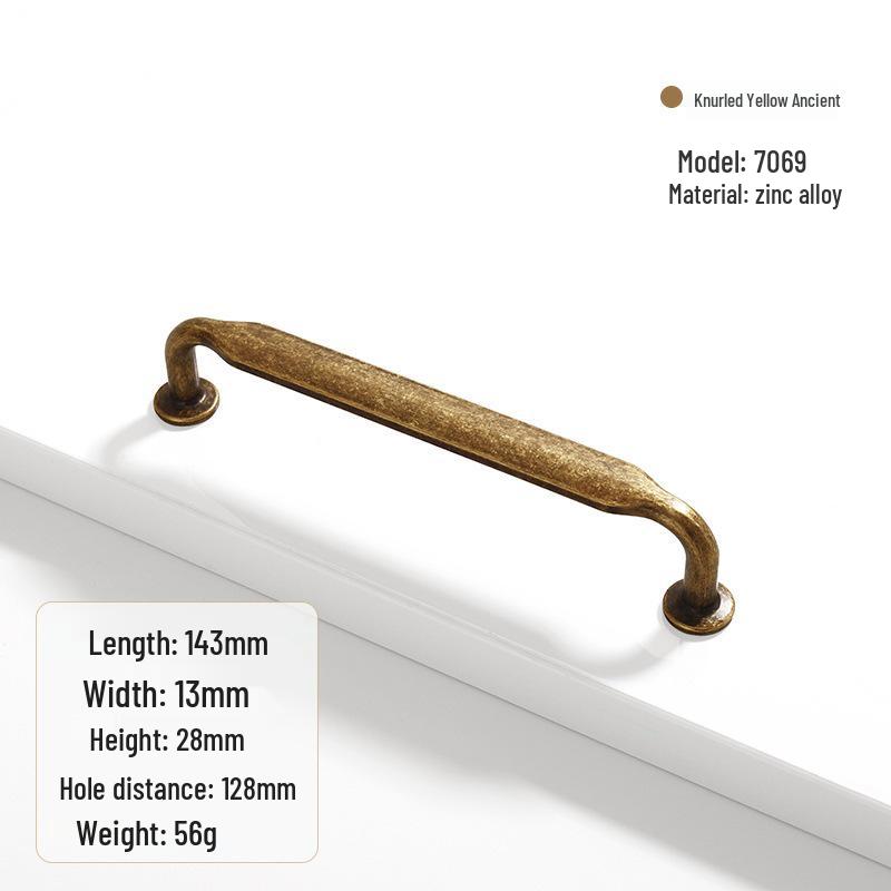 Modern Zinc Alloy Cabinet and Drawer Handle - Furniture Hardware Accessory
