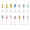 14cs DIY Micro Landscape Decoration Road Signs Freeway Scene Architectural Model Decor