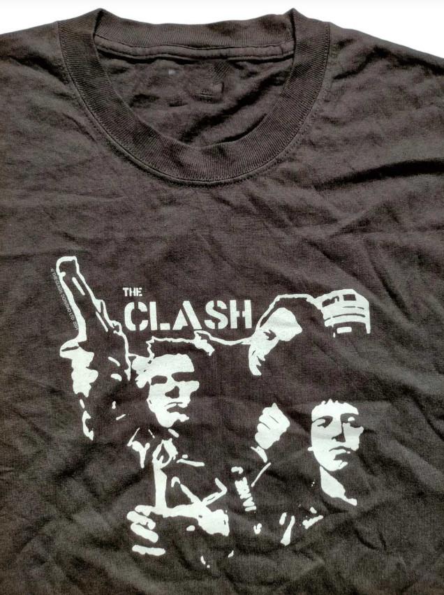 Unisex Vintage The Clash Tour Band T-Shirt Cotton EG373 XL