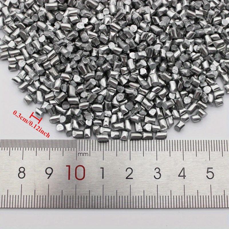 200g/bag 3mm High Purity 99.995% Zinc Zn Pure Metal Grain Granular Ingot Lumps Particle Block Granules Zinc Monomers Zinc Cake