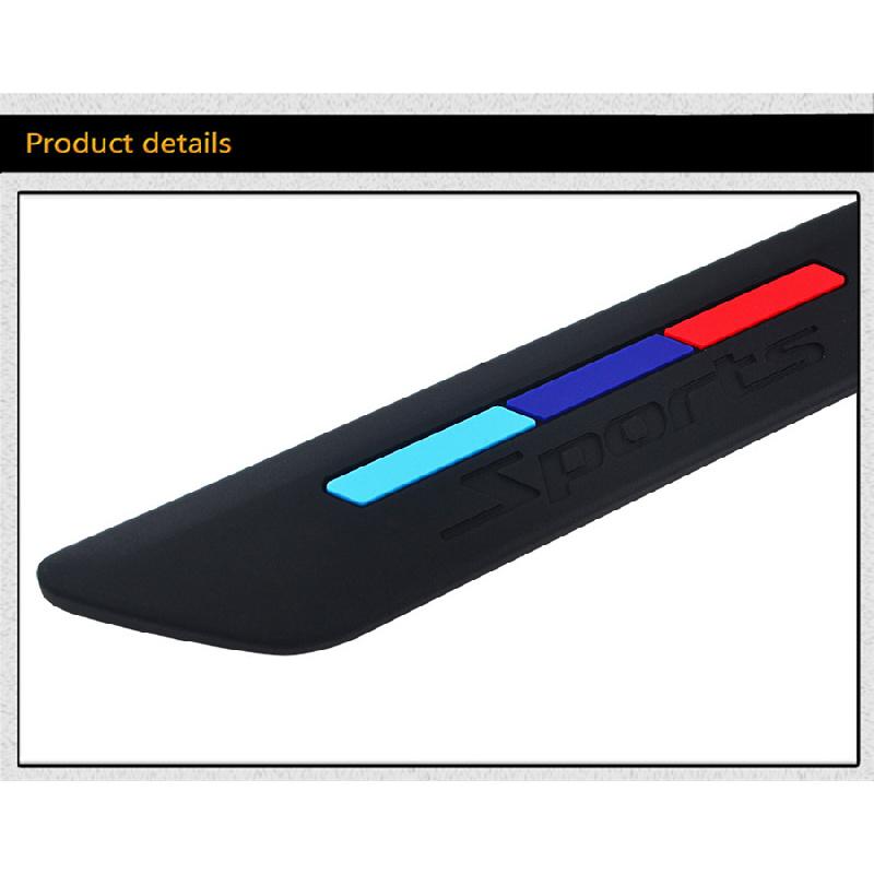 Universal 1Pair Car Bumper Protector Strips Edge Protection Guards Stickers