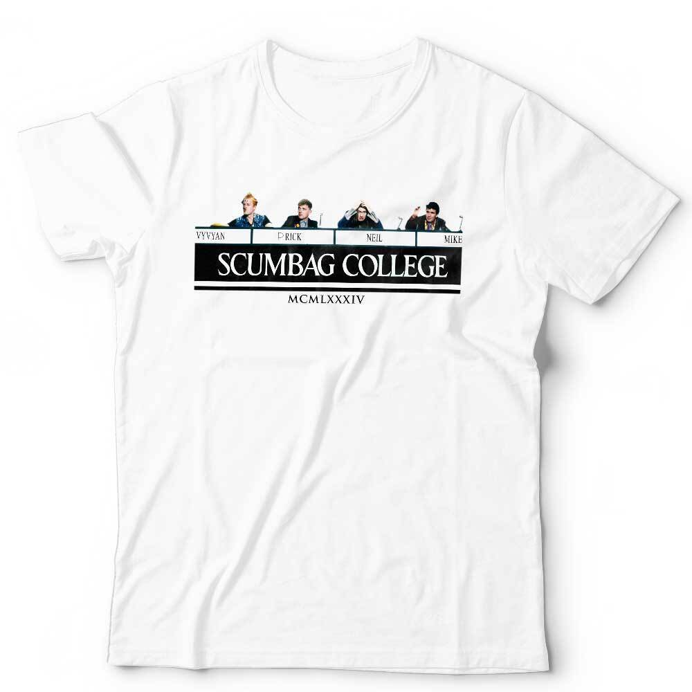 The Young Ones Scumbag Collage Unisex TShirt Large Fit 35XL Rik Mayall Funny 3XL