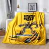 Cartoon T-Transformers Autobots Soft Flannel Blanket for Beds Bedroom Sofa Picnic,Throw Blanket for Cover Outdoor Leisure Gift