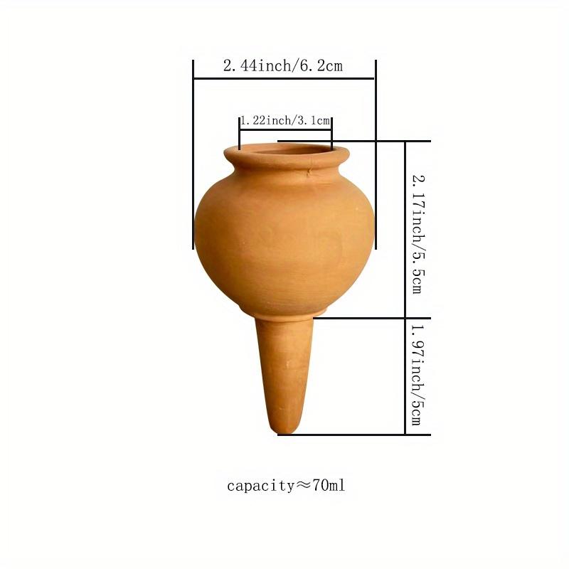 Clay Automatic Irrigation Dripper 4Pcs, Self-Absorbing Water Tip Irrigation Device, Upgraded Flowerpot Insertion Device, Suitable For Professional
