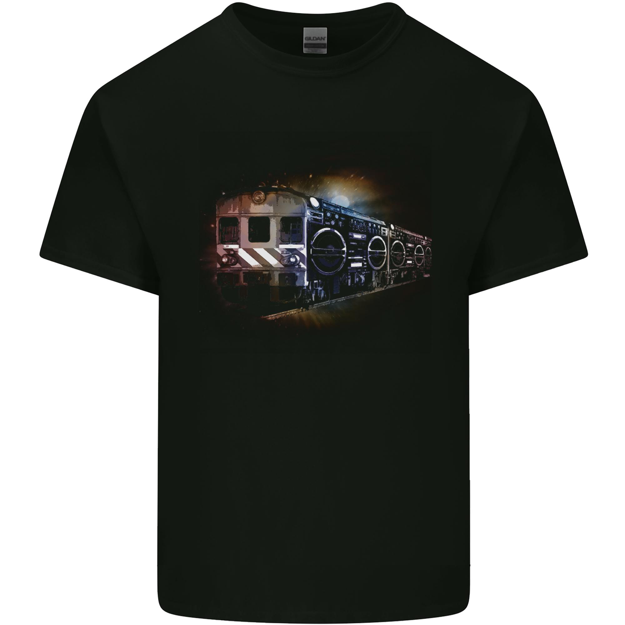 Music Ghetto Blaster Train Dance Unisexs Light Cotton TShirt S
