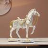 Elegant Resin Horse Ornaments for Luxury Home Decor – Perfect for Living Room and Wine Cabinet.