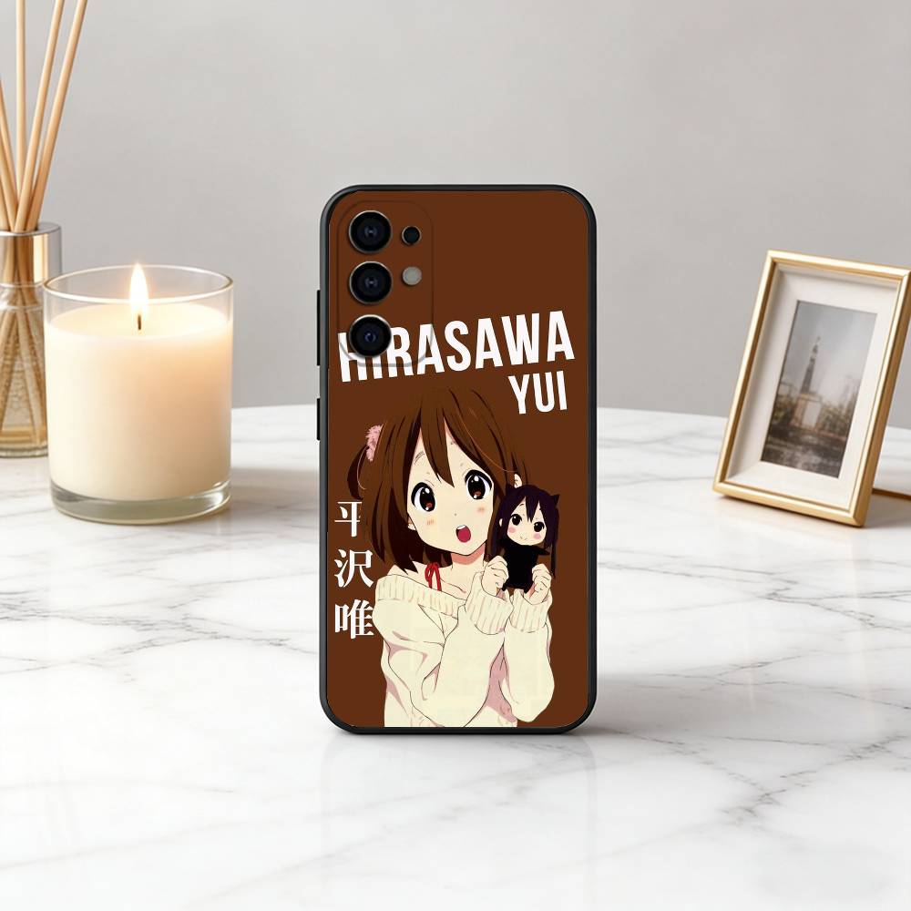 K-K-ON Music Y-Yui H-Hirasawa-yh Phone Case For Samsung S25,S24,S21,S22,S23,S30,Ultra,S20,Plus,Fe,Lite,Note,10,Black Cover