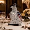 Wine Decanter Gift Eagle Whiskey Glass Decanter, 350ml 250th Anniversary Shaped Bottle Statement Piece for Bourbon, Unique Bar Decor & Men Fine