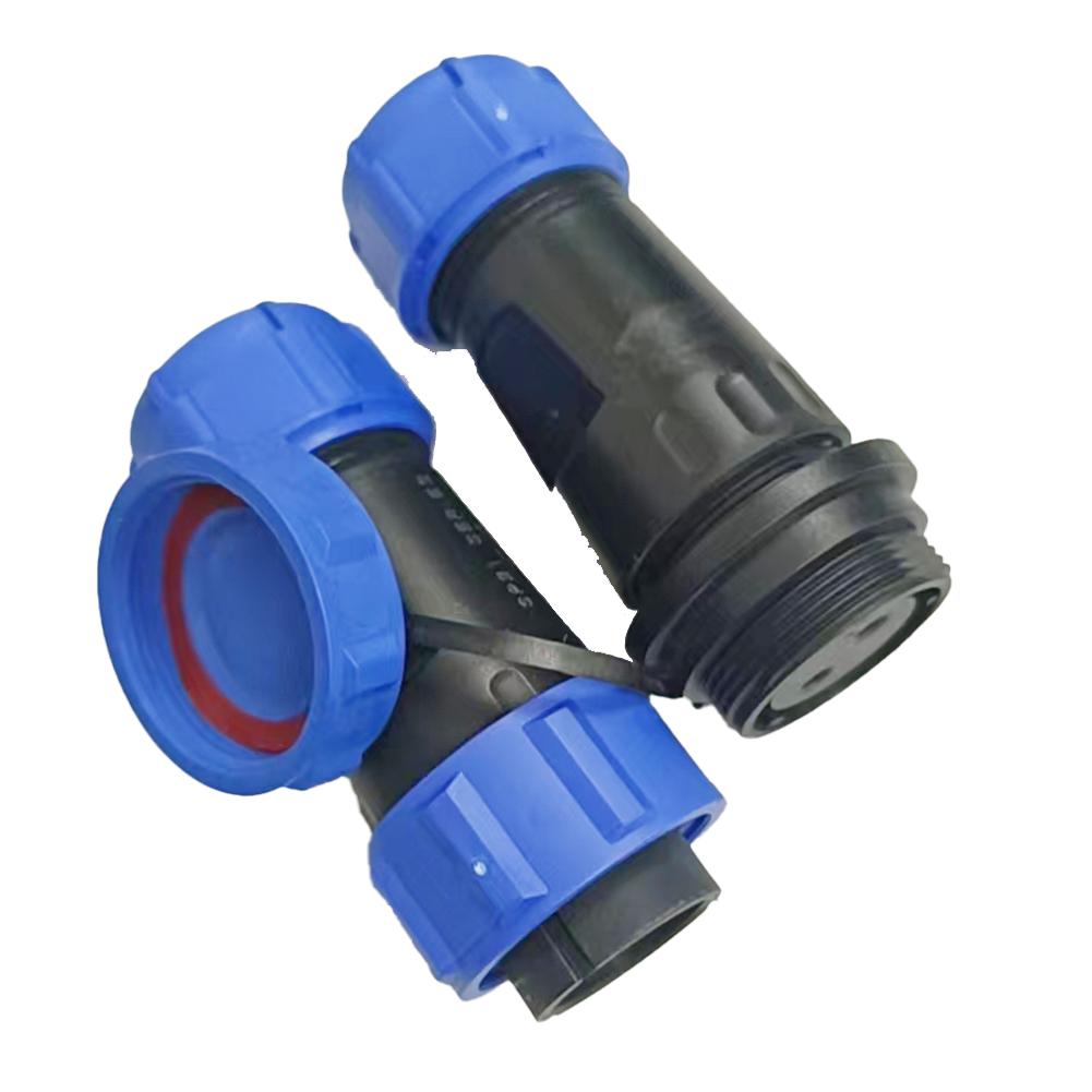 4pin Connector Panel Mount Connector Screw Lock Solder Terminal 500V Rated Voltage AC 1500V Stand Voltage For Communications