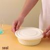 Compostable Corn Starch Round Takeaway Box