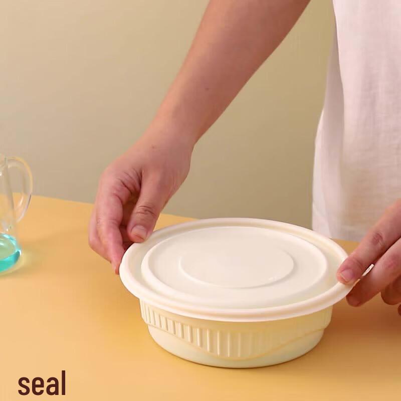 Compostable Corn Starch Round Takeaway Box