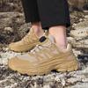 New Mens Outside Rotating Buckle Trekking And Running Shoes For Springtime Fall, Wear-Resistant And Slip-Resistant Athletic Shoes