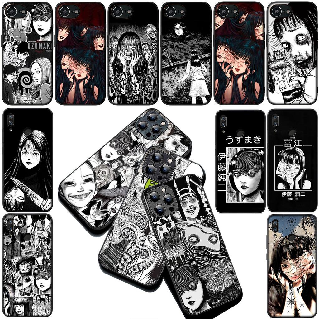 Tomie Junji Ito Collection Cover for Motorola Moto G86 G57 E14 E15 G14 G34 G67 G13 G24 A54 G15 Power E22 Coque Phone Case