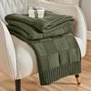 LISM Knitted Throw Blanket