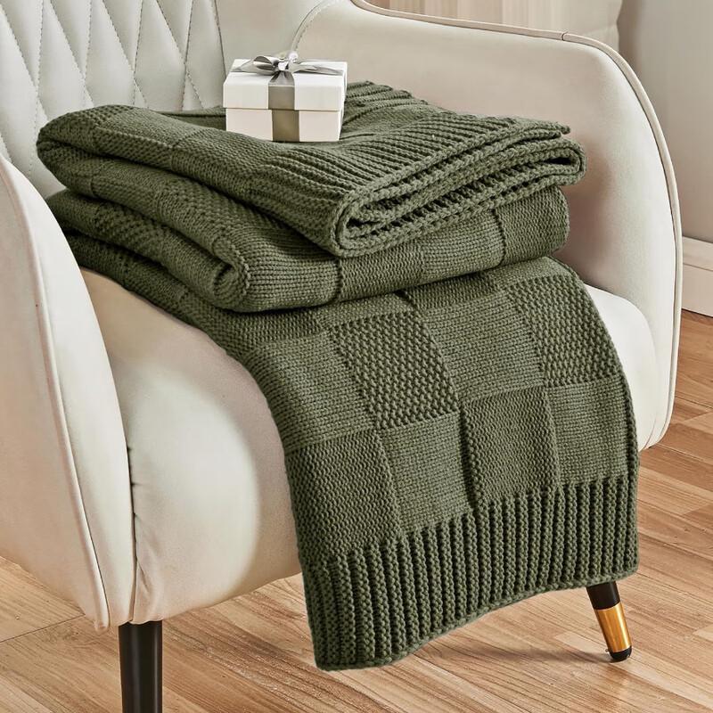 LISM Knitted Throw Blanket