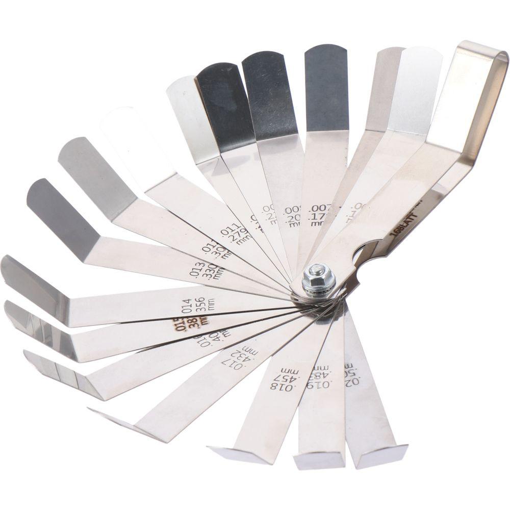 

Stainless Steel Valve Offset 0.05- 1.0mm Metric Gauge Feeler Gauge 100mm