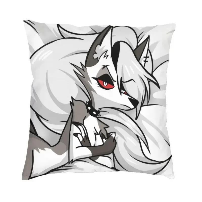 Modern Hazbin Alastor Buddy Sofa Cushion Cover Soft Cartoon Anime Pillow Case Home Decorative Pillowcase