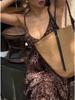 Spicy Leopard Print Backless V-Neck Spaghetti Strap Summer Dress - Elegant and Slim Fit