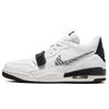 Jordan Legacy 312 Slip Resistant Slip Resistant Low top Vintage Basketball Shoes Men's White Black CD7069-110(Team40-)