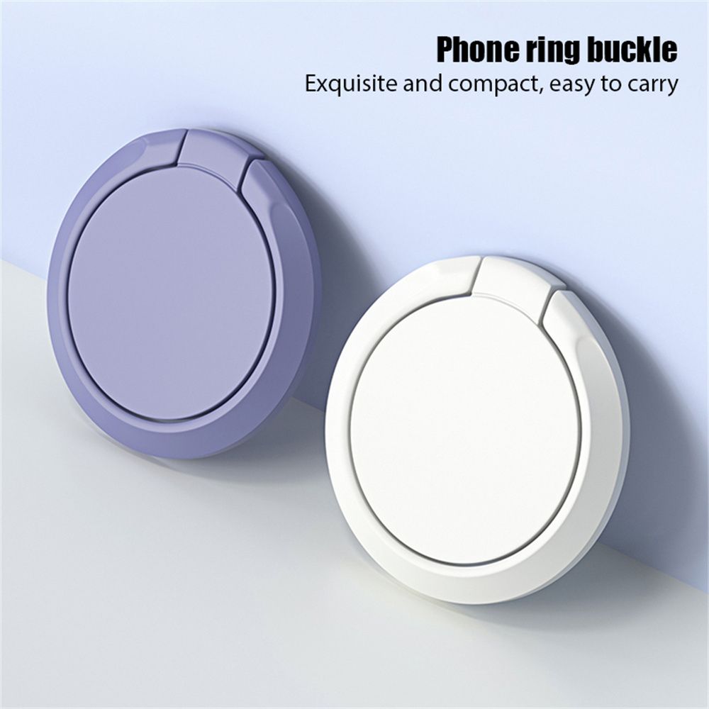 

360° Rotation Car Holder Mobile Phone Stand Smartphone Bracket Finger Ring Holder Desktop Support фіолетовий