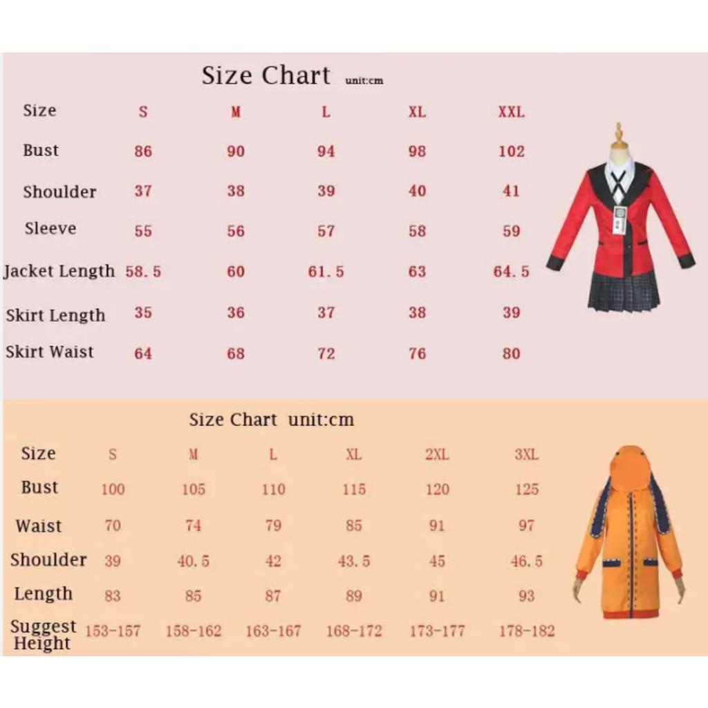 Anime Kakegurui Yomotsuki Runa Cosplay Kostüm Jas JK Schule Uniformen Jas Hoodie Halloween Karneval Kleidung