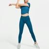 Nike Dri-Fit One Luxe Printed Mid-Rise Quick-Dry Leggings Women Leggings Blue DM7261-404