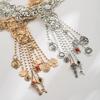 Metal Tassel Geometric Necklace for Women Simple Fashion Neck Jewelry Hot Sale Party Gift 2025 New Style